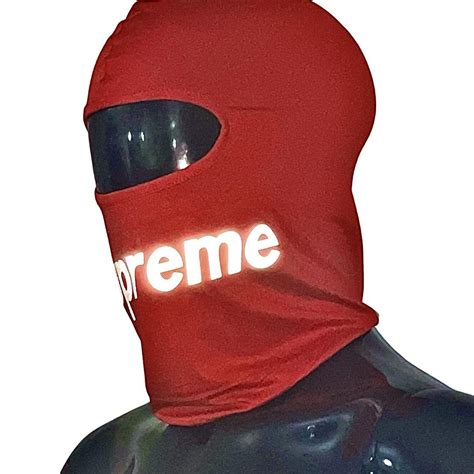 RED SUPER SKI MASK #Red #supreme #skimask... - Depop