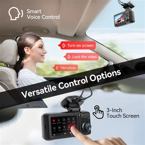 Redtiger F17 Elite 3-Channel 4K+2.5K+1080P 24/7 Ultra-Color Wifi6 Dash