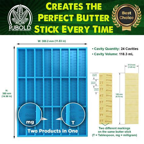 Rectangle Silicone Butter Mold, Half Sheet – PJ Bold