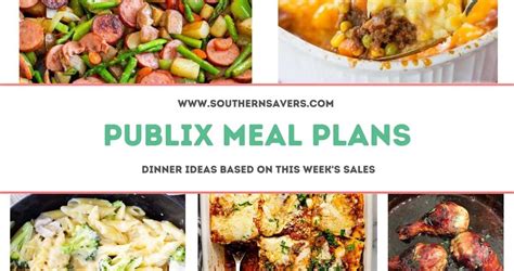 Publix Meal Plans: Dinner Ideas Based on Sales Starting 6/15 ...