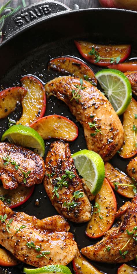 Chicken with Apples and Maple-Lime Sauce (Dairy-Free, Gluten-Free ...