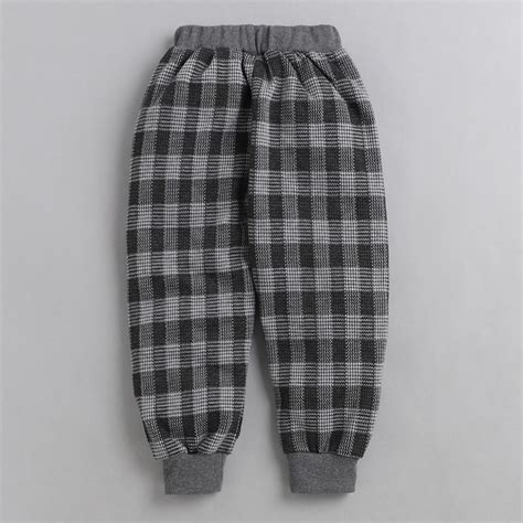 Shop Online Boys Yellow and Grey Checkered Sweatshirt and Jogger Set at ...