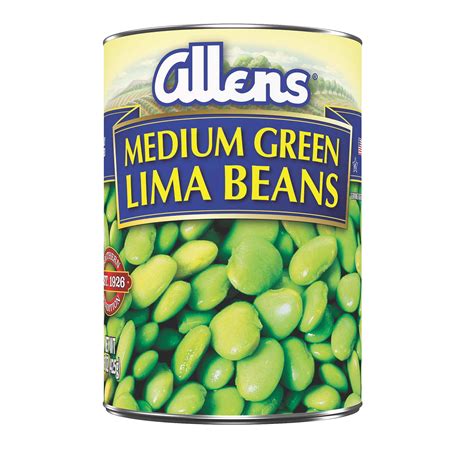 Allen's Medium Green Lima Beans, Farm Fresh, Gluten Free, Ready to Eat ...