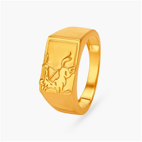 Bold Sagittarius Ring