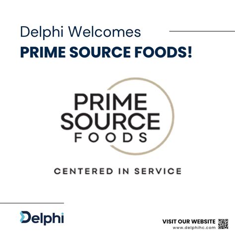 Delphi LLC on LinkedIn: Prime Source Foods has joined Delphi Advocacy ...