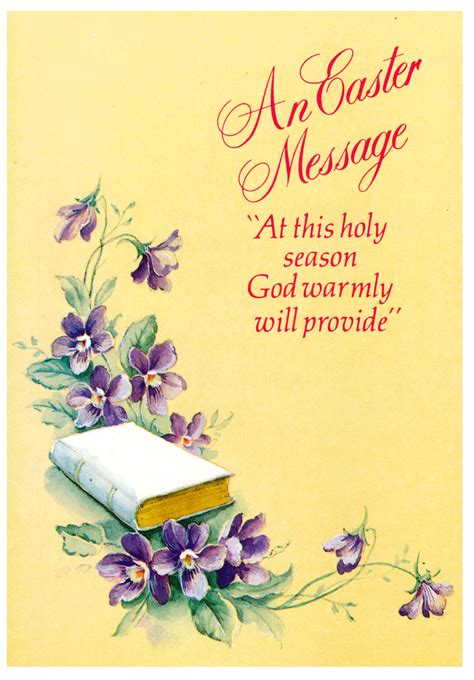 Easter Religious Card Boarder