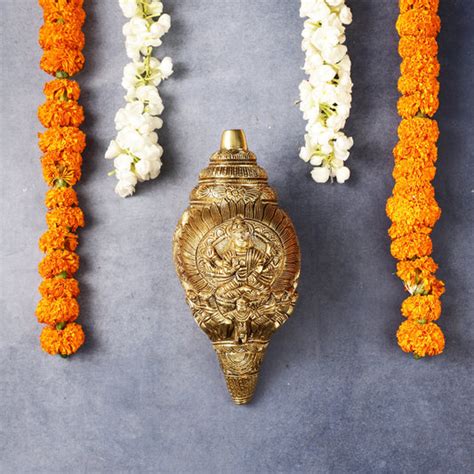 BRASS SHANKH CONCH – Budhshiv.com