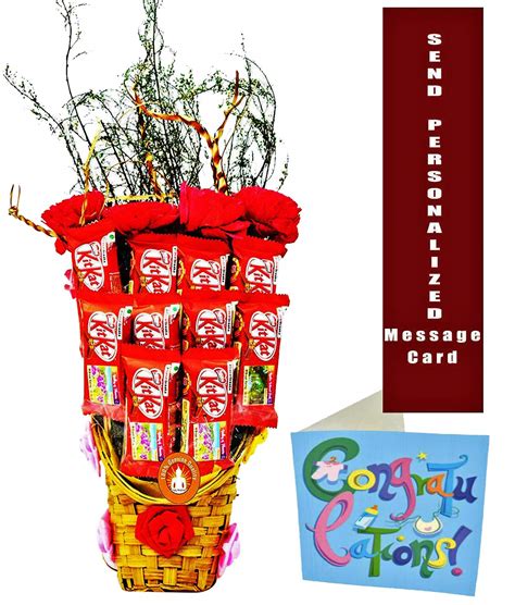 Buy Holy Krishna's Chocolate Basket Bouquet with Soft Toy ...