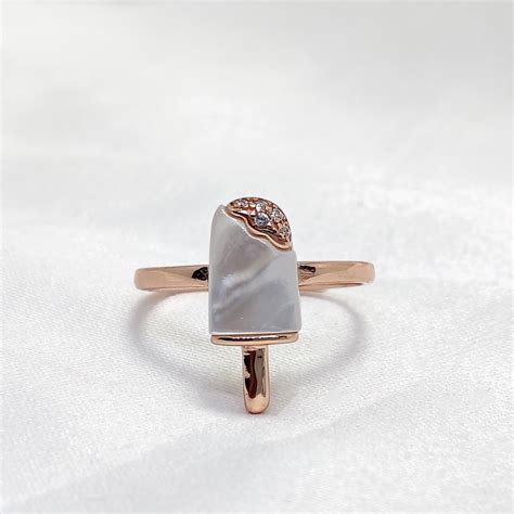 Candy Rose gold 925 Silver ring - Quiet jewellery. Strong presence ...