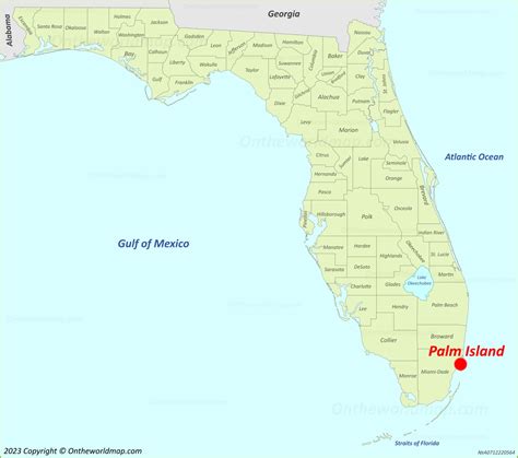 Palm Island Map | Miami Beach, Florida, U.S. | Detailed Maps of Palm Island