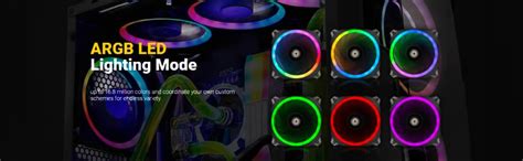 Antec Prizm 140 ARGB 140mm Addressable RGB Case Fan - 2 Pack with ...