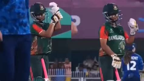Bangladesh Batter Sobhana Mostary's Unique Celebration Goes Viral ...