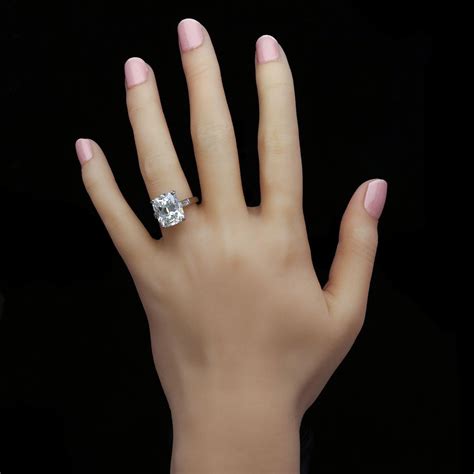 Hancocks 8.88ct Old Mine Brilliant Cut Diamond Ring In Platinum ...