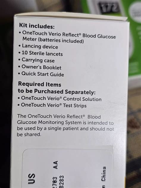 One Touch Verio Reflect Meter - Blood Glucose India | Ubuy