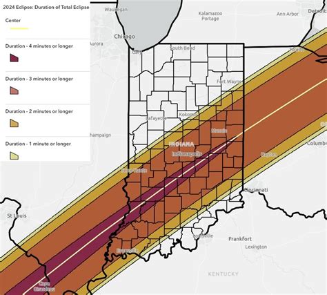 Total Solar Eclipse of April 8, 2024 Info for Indiana