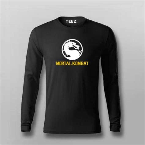 Mortal Kombat Logo Gaming T-shirt for Men. - TEEZ.in