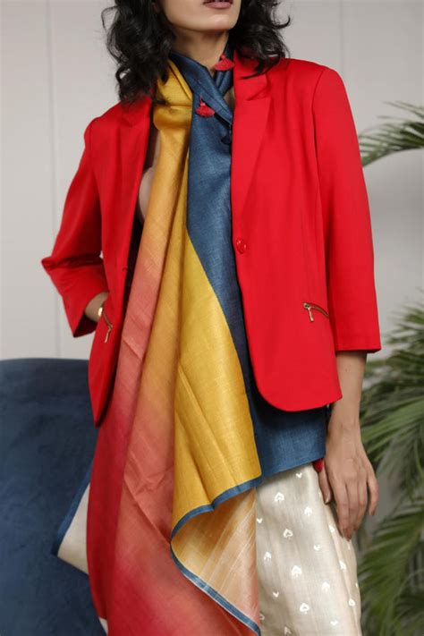 Exclusive Offer | Buy Designer Tussar Silk Saree Online at Chinaya Banaras