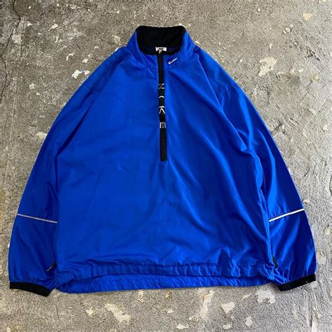 90s Nike half zip nylon jacket | What’z up
