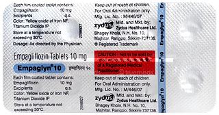 Empaglyn 10 Tablet 10 - Uses, Side Effects, Dosage, Price | Truemeds