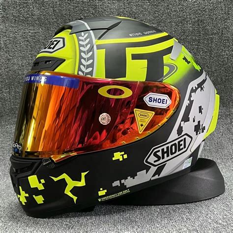 Capacete SHOEI X14/Isle of Man TT Design/Facial Completo X14 | Shopee ...