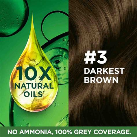 Shade 3 Darkest Brown Hair Color for Beautiful Hair | Garnier