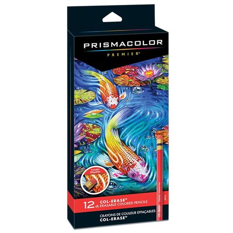 Sanford Prismacolor Col-Erase Erasable Colored Pencils, 12-Count ...