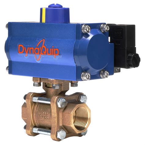 DYNAQUIP CONTROLS, 1 in Size, Bronze, Pneumatically Actuated Two-Way ...