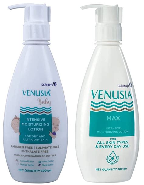 Buy Dr. Reddy's Venusia Max Intensive Moisturizing Lotion (300ml) and ...