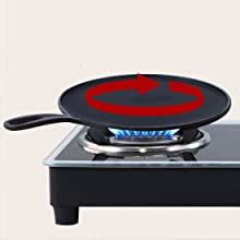 Buy Wonderchef Forza Cast-Iron 27 cm Dosa Tawa Pan | Pre-Seasoned ...
