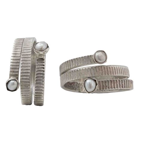 Buy Set Of Three Silver Toe Rings (3) Online - Unniyarcha – Unniyarcha