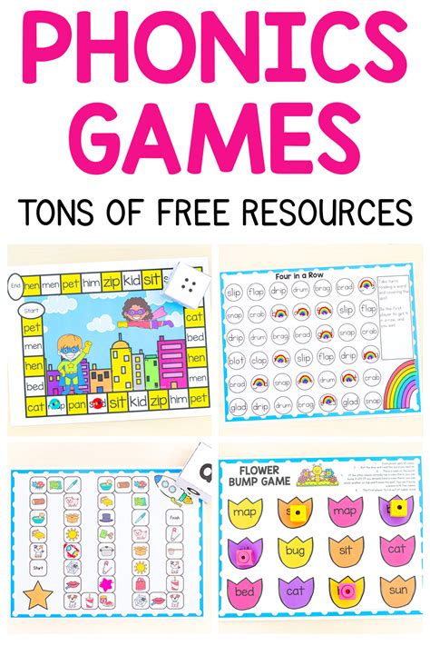 Phonics Games Printable Phonics Games