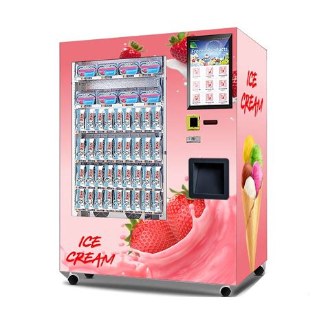 Commercial Self Service Ice Cream Frozen Vending Machine for Public ...