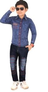 Hizume Boys Casual Shirt Jeans Price in India - Buy Hizume Boys Casual ...