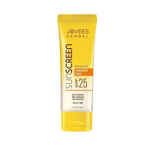 Buy Jovees Herbal Sunscreen Fairness Gel SPF 25 With Aloe Vera For All ...