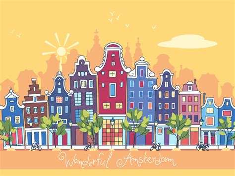 Amsterdam Shops Vector 的图像结果