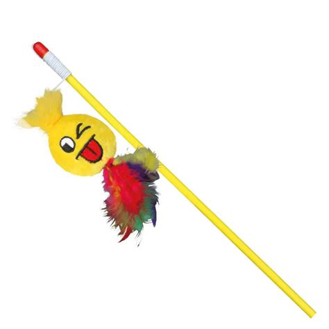 Trixie Playing Rod with Smiley for Cats - 50cm | Zigly