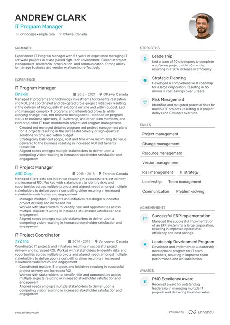 Image result for Program Manager Resume Examples