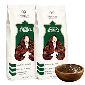 Buy KUMARI KULTURE-Natural Ready To Apply Henna Mehendi Paste, Pre ...