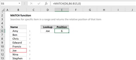 Image result for Excel Match Function Tutorial