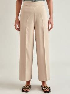 Cover Story Regular Fit Women Beige Trousers - Buy Cover Story Regular ...