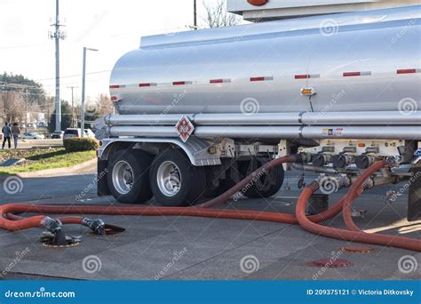 Filling Tank at a Gas Station Editorial Photo - Image of liquid ...
