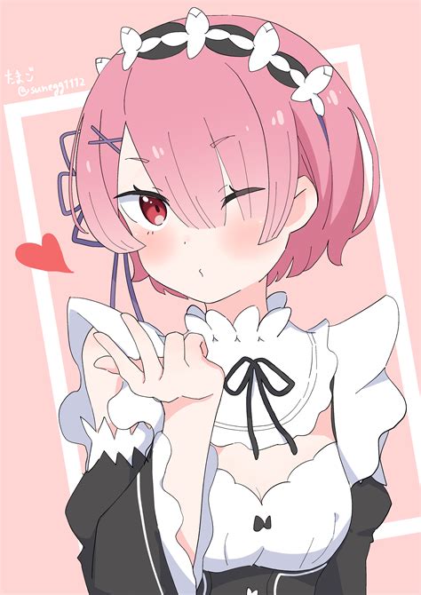 Ram (Re:Zero) - Re:Zero Kara Hajimeru Isekai Seikatsu - Image by Tamago (Mangaka) #4261222 ...