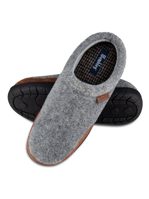 Wembley Men's Classic Memory Foam Padded Indoor/Outdoor Clog Slippers ...