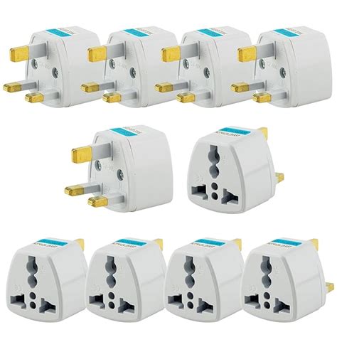 Hi-PLASST India to UK Converter Plug (Pack of 10) - Type-G Travel ...