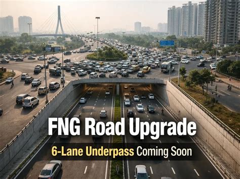 Noida Traffic Relief: INR 85 Crore Six-Lane Underpass Planned on FNG Road