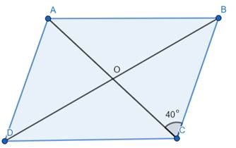 In a rhombus ABCD, if ∠ ACB = 40˚, then find ∠ ADB.