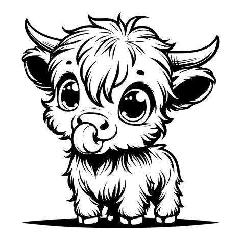 Pin by Nerida Crossley on Crafty | Highland cow art, Cow coloring pages ...
