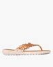 Buy Brown & Cream Flip Flop & Slippers for Women by FRISBEE Online ...