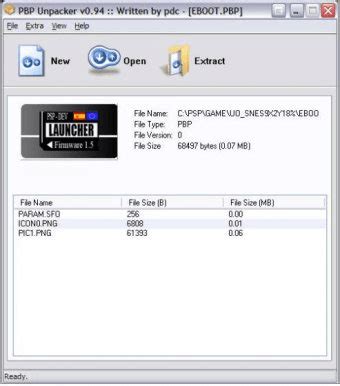Open PBP File 的图像结果