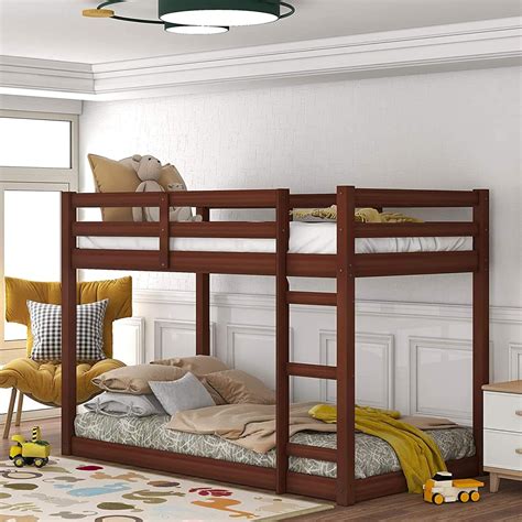 Buy Harper & Bright Designs Twin Loft Bed, Wooden Low loft Bed ...